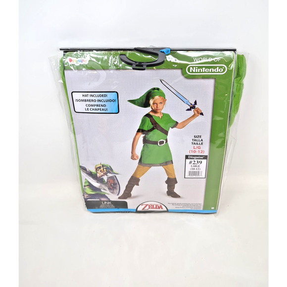 World Of Nintendo Disguise Link Child Costume, Large (10-12) The Legend Of Zelda - Picture 1 of 3